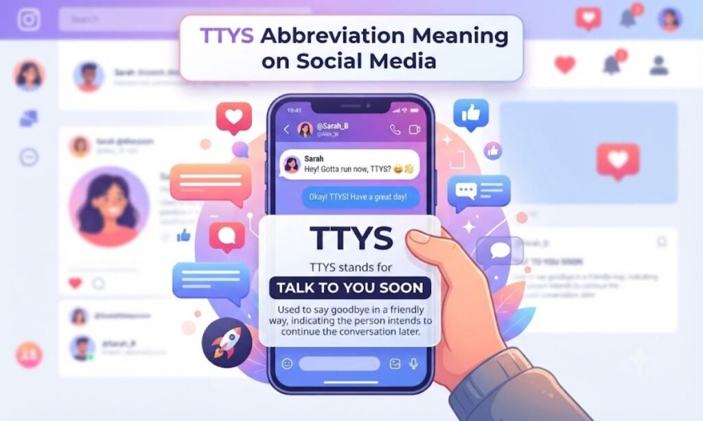 TTYS Abbreviation Meaning on Social Media