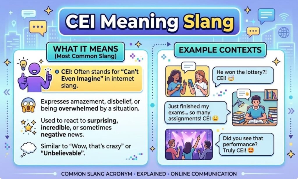 CEI Meaning Slang