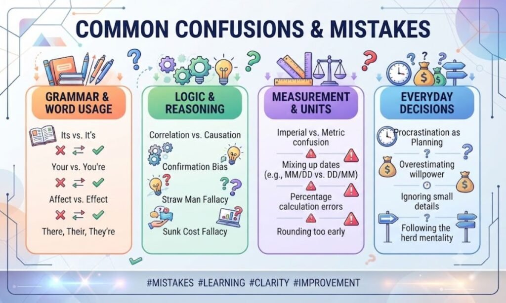 Common Confusions & Mistakes
