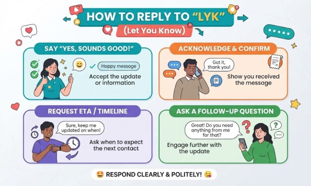 How To Reply to LYK
