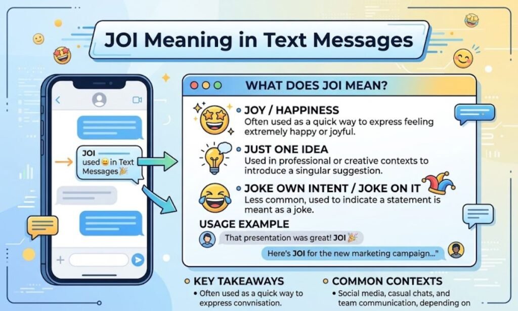 JOI Meaning in Text Messages