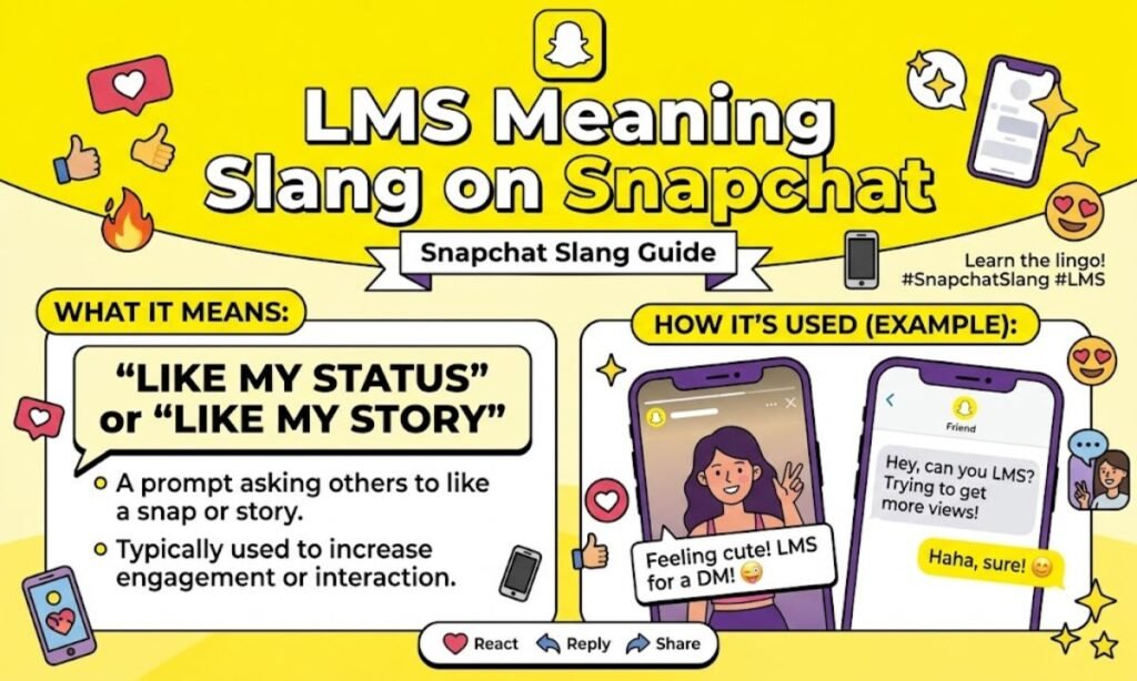 LMS Meaning Slang on Snapchat
