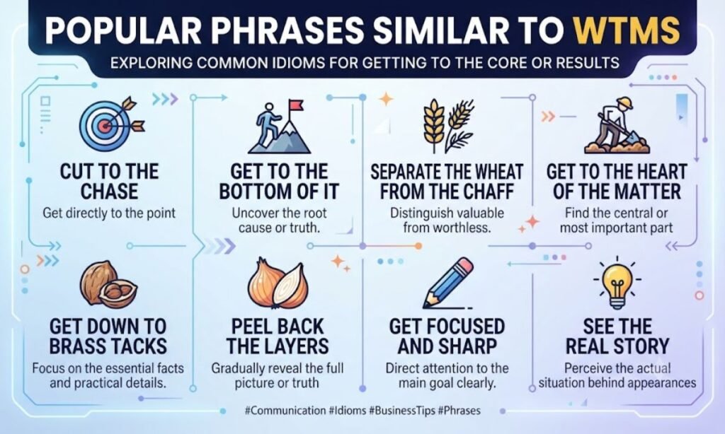Popular Phrases Similar to WTMS