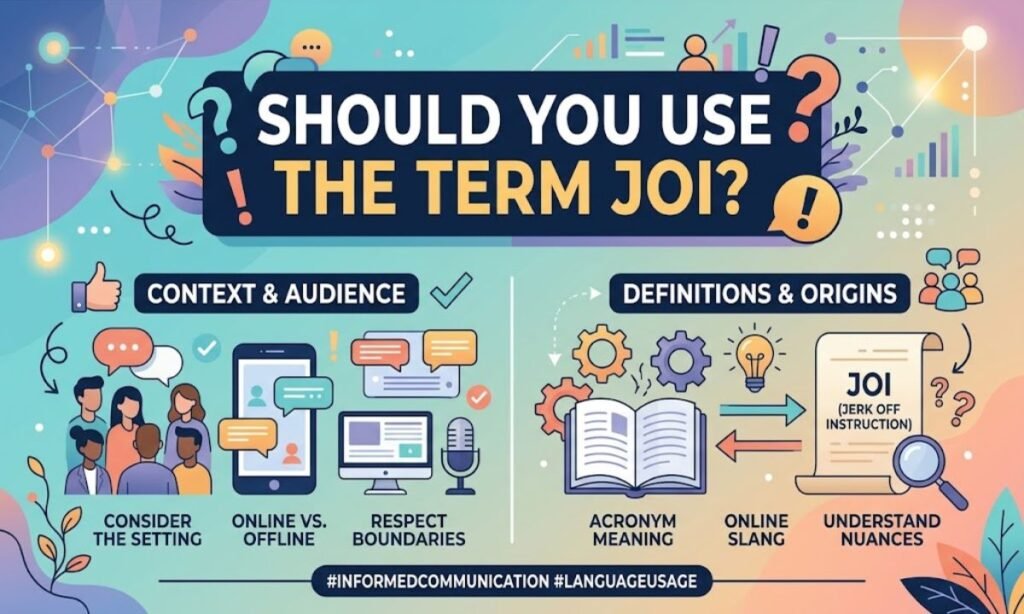 Should You Use the Term JOI?