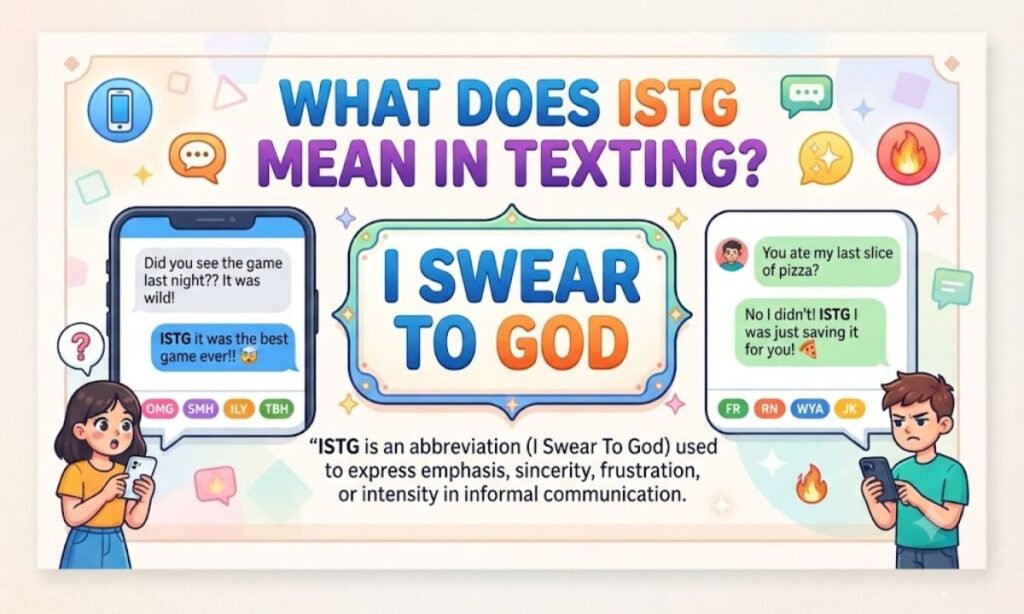 What Does ISTG Mean in Texting?