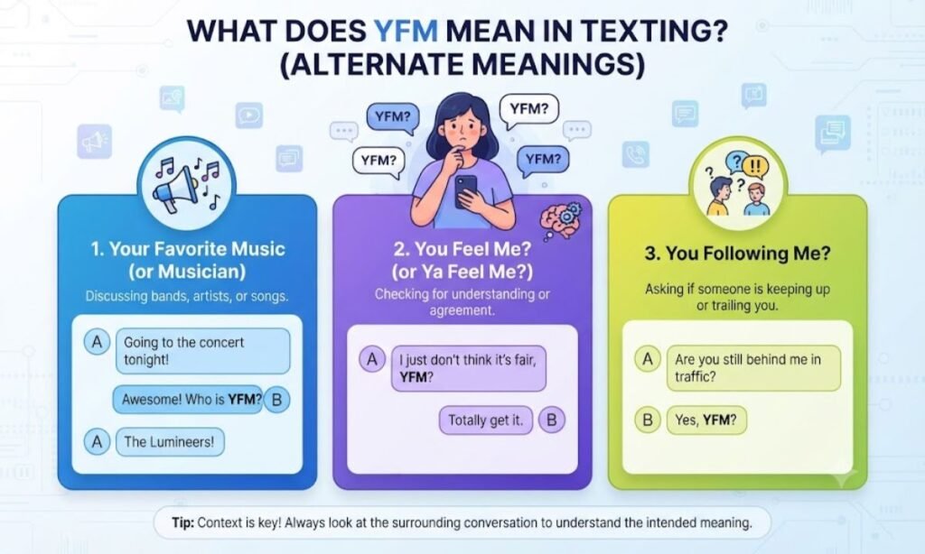 What Does YFM Mean in Texting? (Alternate Meanings)