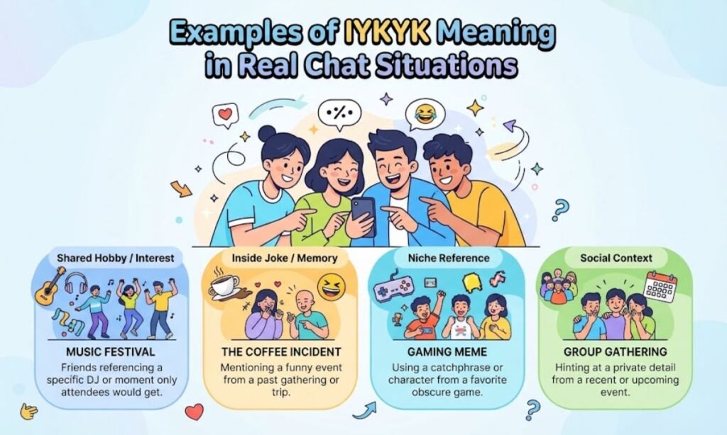 Examples of IYKYK Meaning in Real Chat Situations