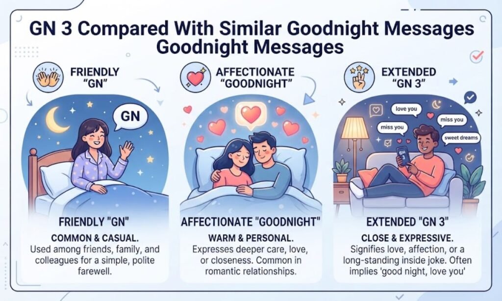 GN 3 Compared With Similar Goodnight Messages