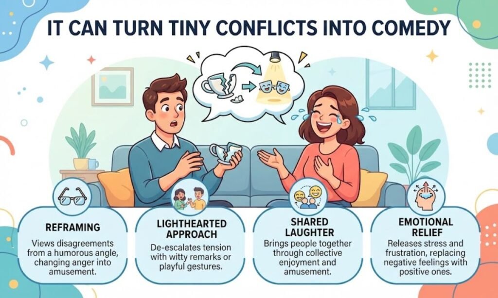 It Can Turn Tiny Conflicts Into Comedy