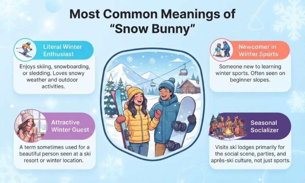 Most Common Meanings of "Snow Bunny"