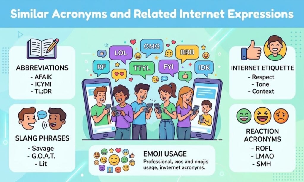 Similar Acronyms and Related Internet Expressions
