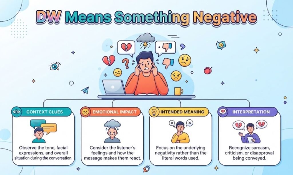 Thinking DW Means Something Negative