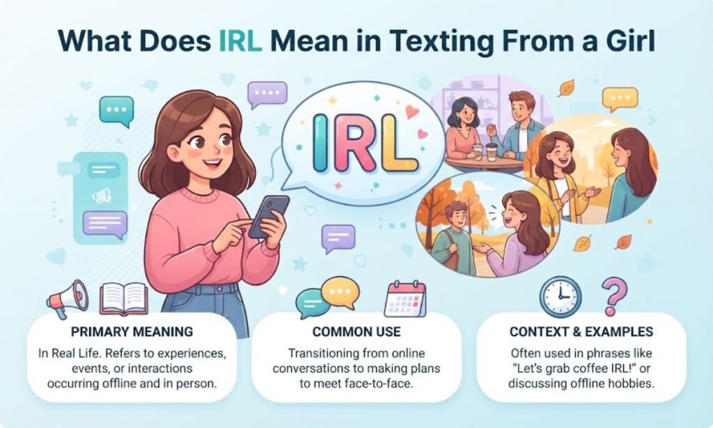 What Does IRL Mean in Texting From a Girl