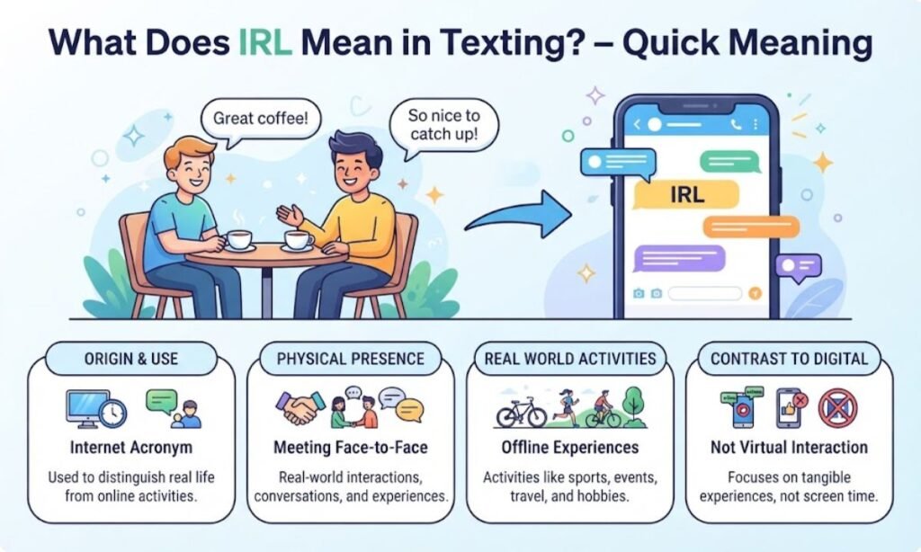 What Does IRL Mean in Texting – Quick Meaning