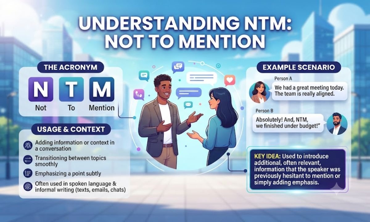 NTM Meaning