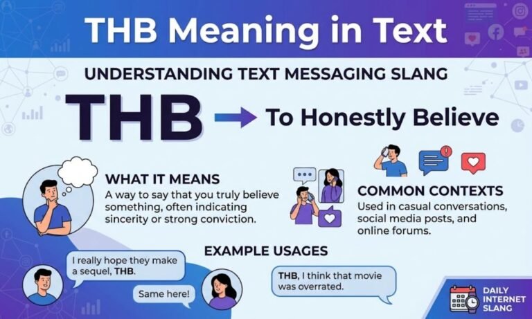 THB Meaning in Text