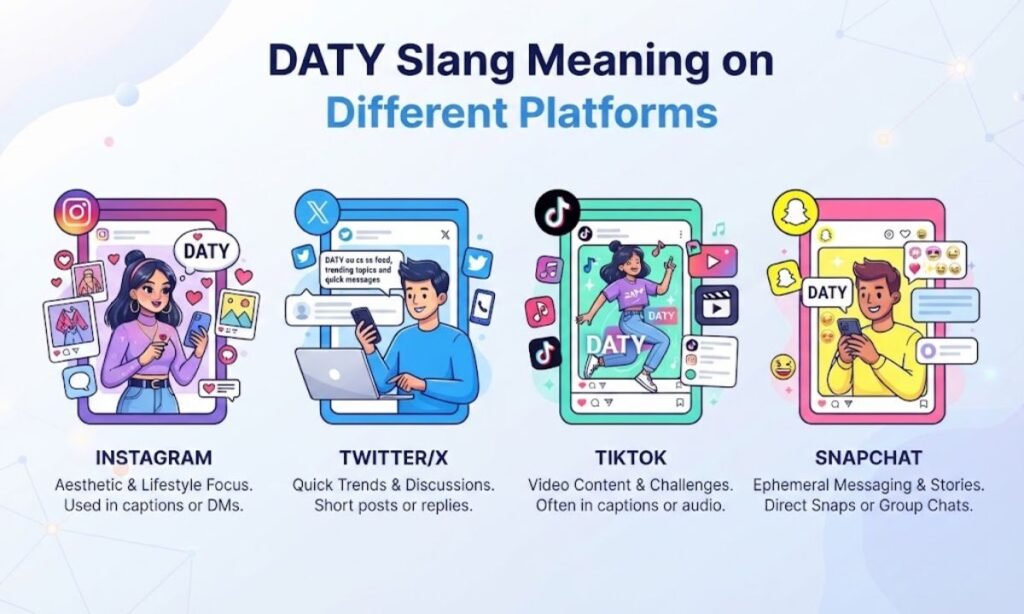 DATY Slang Meaning on Different Platforms