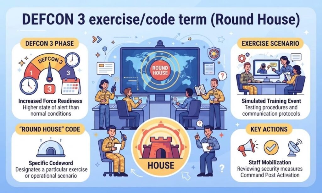 DEFCON 3 exercise/code term (Round House)