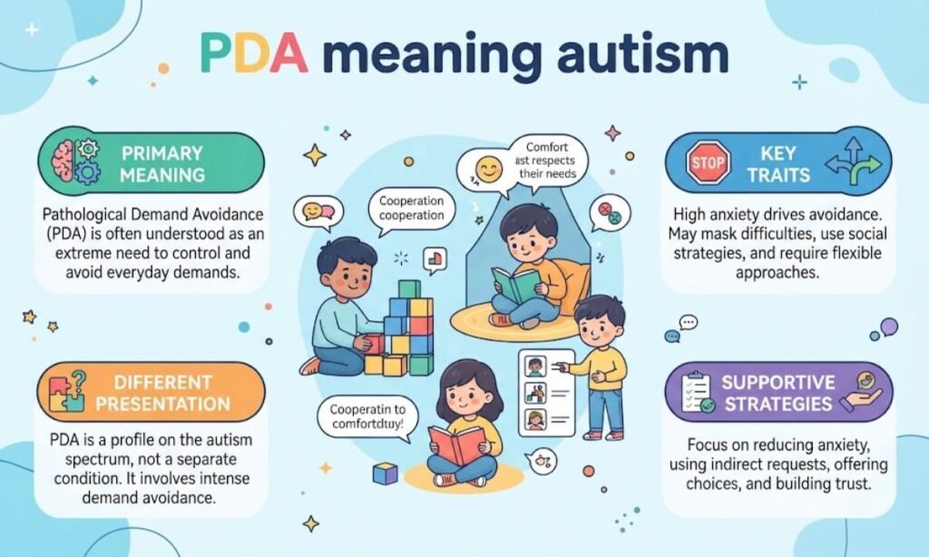 PDA meaning autism
