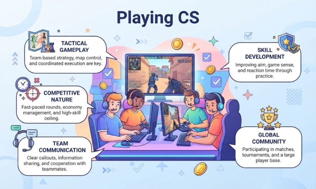 Playing CS