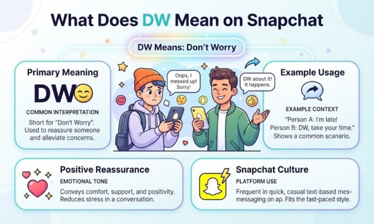 What Does DW Mean on Snapchat