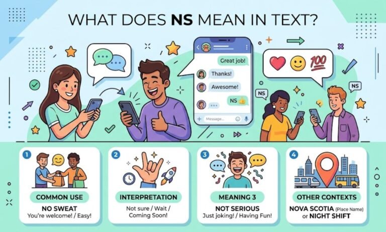 What Does NS Mean in Text