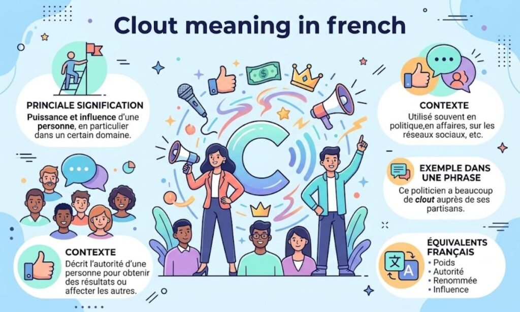 Clout meaning in french