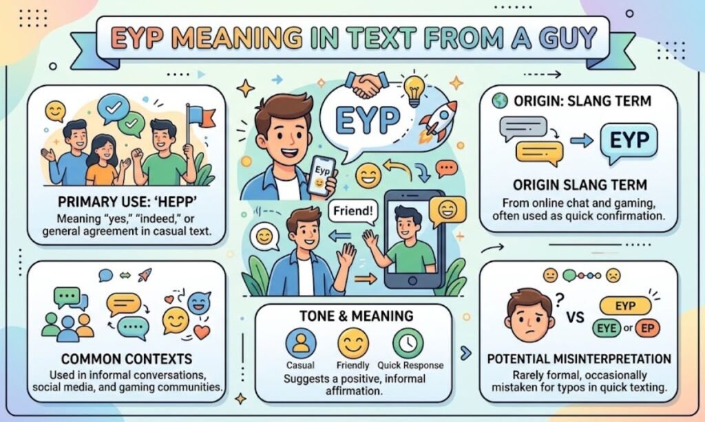 Eyp meaning in text from a guy