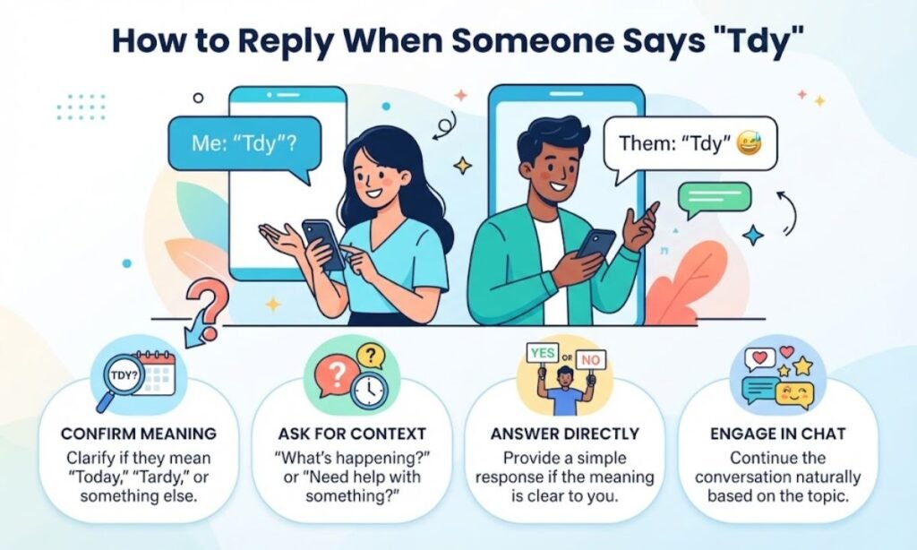 How to Reply When Someone Says "Tdy"