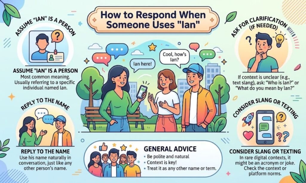 How to Respond When Someone Uses "Ian"