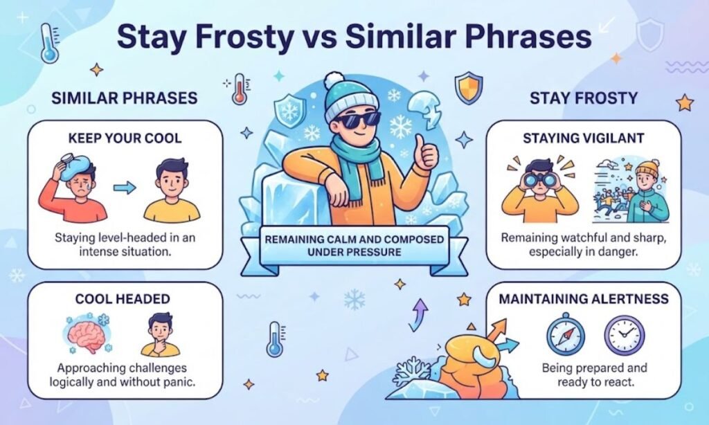 Stay Frosty vs Similar Phrases